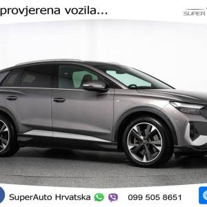 Audi Q4 e-tron 40 82 kWh 2xS line 204 KS, LED+ACC+ASIST+GR SJED+KAM+VIRT+PDC