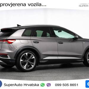 Audi Q4 e-tron 40 82 kWh 2xS line 204 KS, LED+ACC+ASIST+GR SJED+KAM+VIRT+PDC