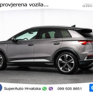Audi Q4 e-tron 40 82 kWh 2xS line 204 KS, LED+ACC+ASIST+GR SJED+KAM+VIRT+PDC
