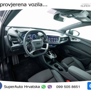 Audi Q4 e-tron 40 82 kWh 2xS line 204 KS, LED+ACC+ASIST+GR SJED+KAM+VIRT+PDC