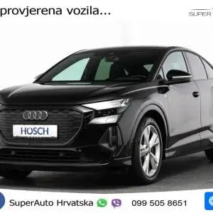 Audi Q4 e-tron SB 50 82 kWh quattro 2xS line 299 KS, MATRIX+ACC+GR SJED+KAM+VIRT