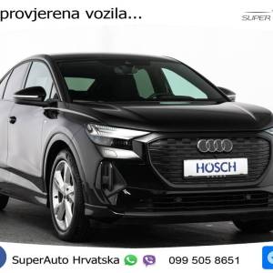 Audi Q4 e-tron SB 50 82 kWh quattro 2xS line 299 KS, MATRIX+ACC+GR SJED+KAM+VIRT