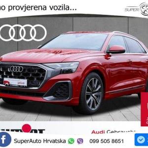 Audi Q8 55 TFSI V6 quattro Aut. S line 340 KS, ZRAČNI+ACC+4xGR SJED+360+PANO