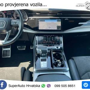 Audi Q8 55 TFSIe quattro Aut. S line 381 KS, ZRAČNI+MATRIX+LED+KAM+GR SJED+HEAD