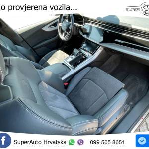 Audi Q8 55 TFSIe quattro Aut. S line 381 KS, ZRAČNI+MATRIX+LED+KAM+GR SJED+HEAD