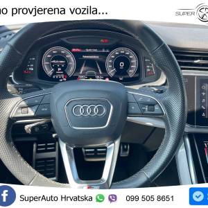 Audi Q8 55 TFSIe quattro Aut. S line 381 KS, ZRAČNI+MATRIX+LED+KAM+GR SJED+HEAD