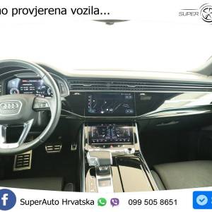 Audi Q8 55 TFSIe V6 quattro S line 381 KS, ZRAČNI+ACC+360+4xGR SJED+ASIST+MASAŽA
