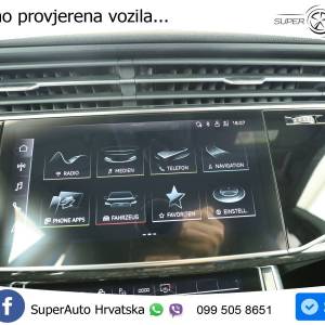 Audi Q8 55 TFSIe V6 quattro S line 381 KS, ZRAČNI+ACC+360+4xGR SJED+ASIST+MASAŽA