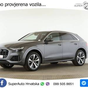Audi Q8 55 TFSIe V6 quattro S line 381 KS, ZRAČNI+ACC+360+4xGR SJED+ASIST+MASAŽA