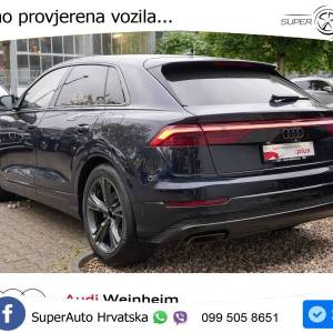 Audi Q8 55 TFSIe V6 quattro Aut. Black 340 KS, ZRAČNI+ACC+4xGR SJED+360+HEAD