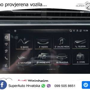 Audi Q8 55 TFSIe V6 quattro Aut. Black 340 KS, ZRAČNI+ACC+4xGR SJED+360+HEAD