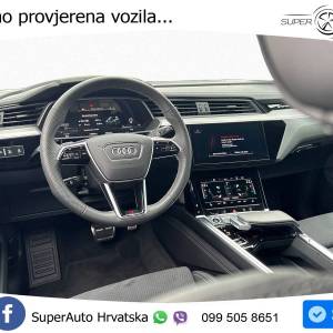 Audi Q8 e-tron 55 quattro 114 kWh S line 408 KS, ZRAČNI+LED+GR SJED+PANO+VIRT