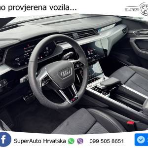 Audi Q8 e-tron 55 quattro 114 kWh S line 408 KS, ZRAČNI+LED+GR SJED+PANO+VIRT