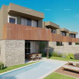 Bale. Moderna kuća u nizu s bazenom, 148,56 m²