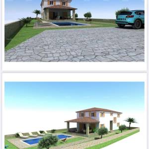 Barban Zemljište s građevinskom dozvolom i plaćenim komunalijama u Gočanu