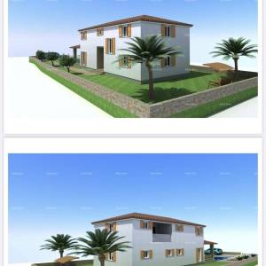 Barban Zemljište s građevinskom dozvolom i plaćenim komunalijama u Gočanu