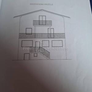 BIBINJE-DVOKATNICA 389 m2, 4 APARTMANA, OTVOREN POGLED NA MORE!