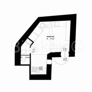 Brač, Bol, prodaja renovirana kamena kuća, 9 apartmana