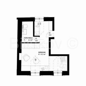 Brač, Bol, prodaja renovirana kamena kuća, 9 apartmana