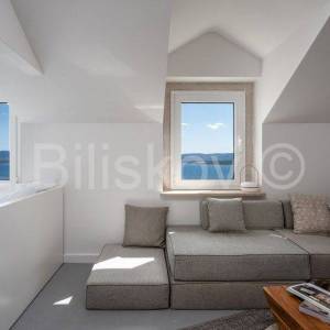 Brač, Murvica stan 20,8 m2, panoramski pogled na more