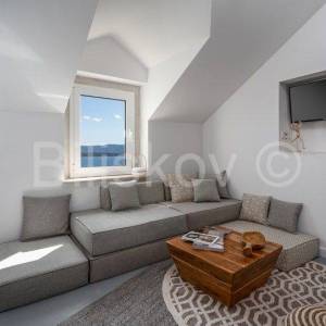 Brač, Murvica stan 20,8 m2, panoramski pogled na more