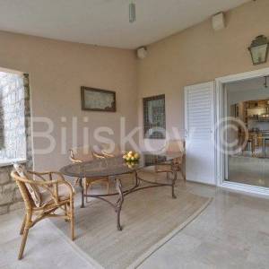 Brač, Splitska 2 kuće, bazen, okućnica 1000 m2, 150m od mora 