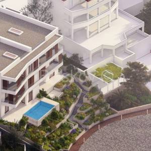 Čiovo, luksuzan stan, prvi red, s privatnim bazenom