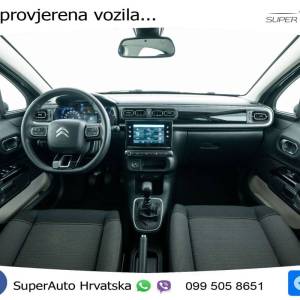 Citroen C3 1.2 PureTech Max 110 KS, LED+TEM+KAM+PDC+NAVI