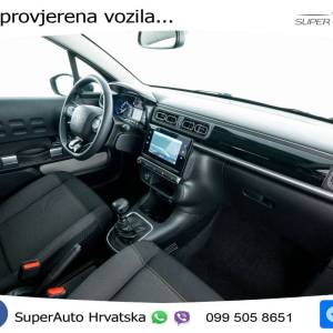 Citroen C3 1.2 PureTech Max 110 KS, LED+TEM+NAVI+KAM+PDC