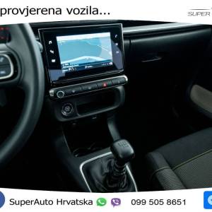 Citroen C3 1.2 PureTech Max 110 KS, LED+TEM+NAVI+KAM+PDC
