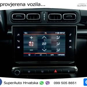 Citroen C3 1.2 PureTech Shine 110 KS, LED+TEM+KLIMA+KAM+PDC