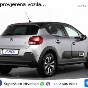 Citroen C3 1.2 PureTech Shine 110 KS, LED+TEM+KAM+PDC