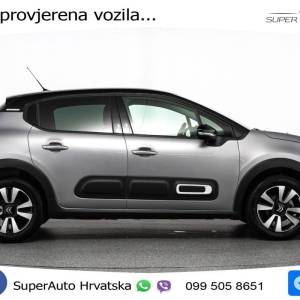 Citroen C3 1.2 PureTech Shine 110 KS, LED+TEM+KAM+PDC