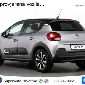 Citroen C3 1.2 PureTech Shine 110 KS, LED+TEM+KAM+PDC