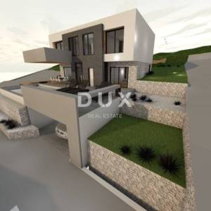 CRIKVENICA - Ekskluzivna prilika – Unikatno građevinsko zemljište s projektom luksuzne vile