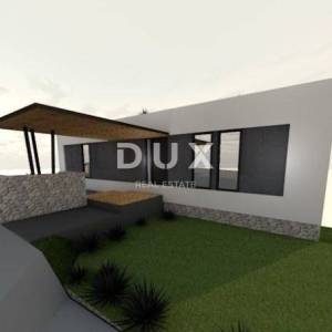 CRIKVENICA - Luksuzna investicija – građevinsko zemljište s projektom vile i bazenom