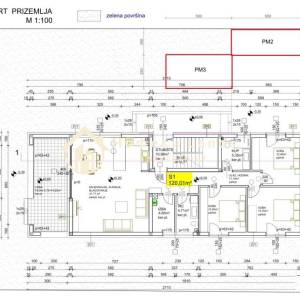 Dugo selo,4-soban stan(S1)140m2 s  prostranim vrtom s 3 strane + 2 PM