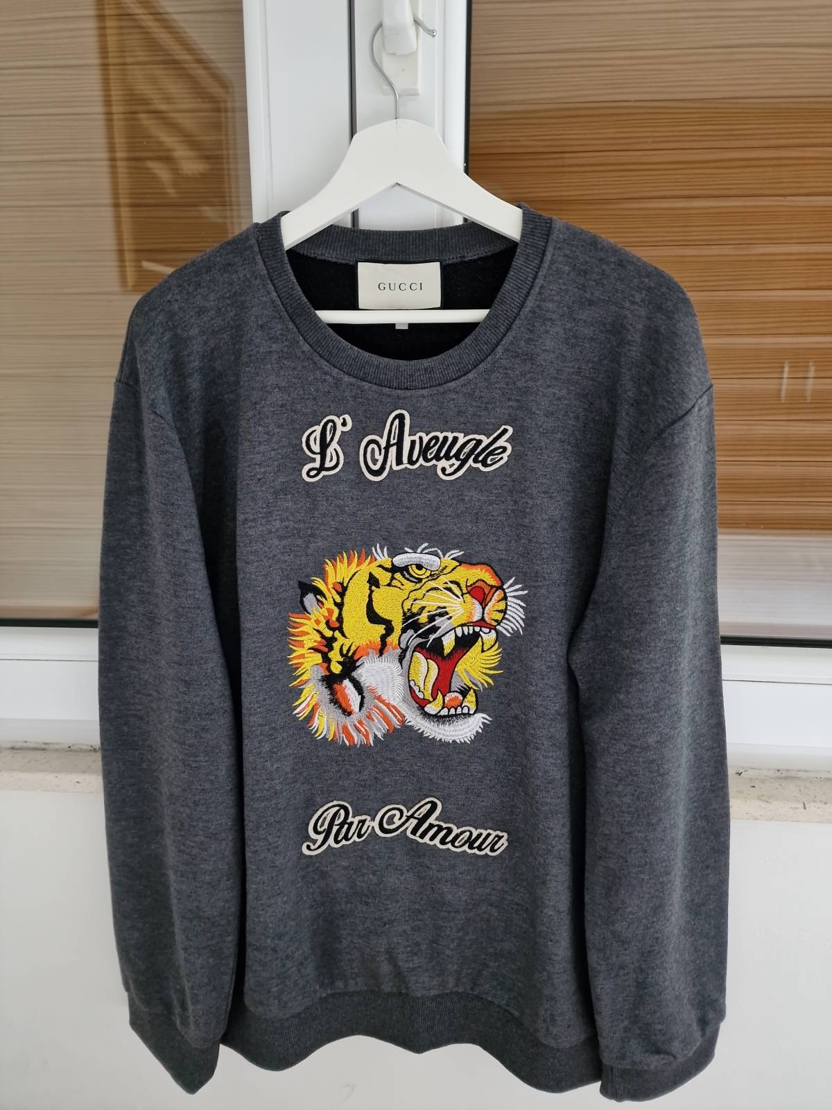 GUCCI siva majica dugi rukav (3XL)