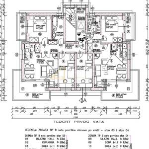 Hreljin, kvalitetna novogradnja, 1s+db, 2 balkona