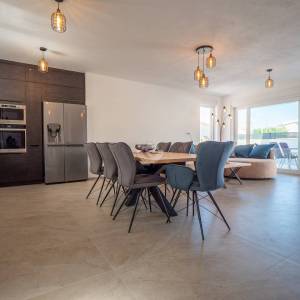 Hrvatska, Vir, dvojna kuća s bazenom i pogledom na more, 187 m²