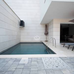 Hrvatska, Vir, dvojna kuća s bazenom i pogledom na more, 187 m²