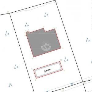 Hrvatska, Zadar, Posedarje, građevinsko zemljište s odobrenim projektom i bazenom, 544 m²