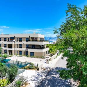 Hrvatska, Zadar, Privlaka – Moderan stan u Sabunikama, 108 m², pogled na more, 500 m do plaže