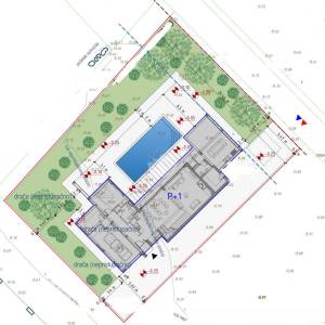 Hrvatska, Zadar, Privlaka – zemljište s projektom moderne vile i bazenom, 939 m² parcela, 256 m² stambene površine