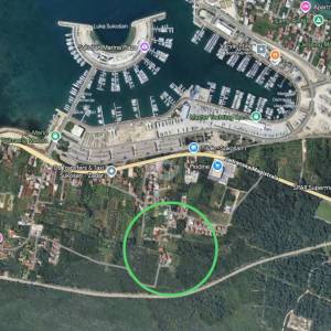 Hrvatska, Zadar, Sukošan – građevinsko zemljište s mogućnošću proširenja, 850 m do plaže, 504 m²