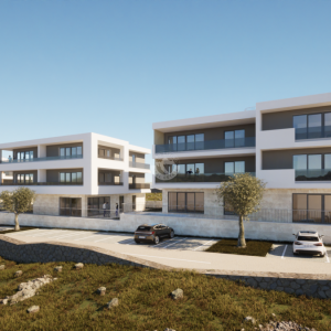 Hrvatska, Zadar, Vinjerac – Apartmanska kuća s 6 jedinica, balkonima i bazenima, vrhunska investicija, 450 m od plaže