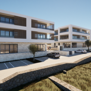 Hrvatska, Zadar, Vinjerac – Apartmanska kuća s 6 jedinica, balkonima i bazenima, vrhunska investicija, 450 m od plaže