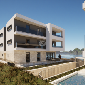 Hrvatska, Zadar, Vinjerac – apartman na katu s 25 m² loggie i modernim rasporedom, 450 m do plaže, A4