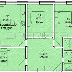 Istra, Banjole, luksuzan stan sa vrtom i bazenom u prizemlju, 3SS, blizina plaže