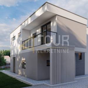 Istra, Galižana, kuća s bazenom, pogled na more